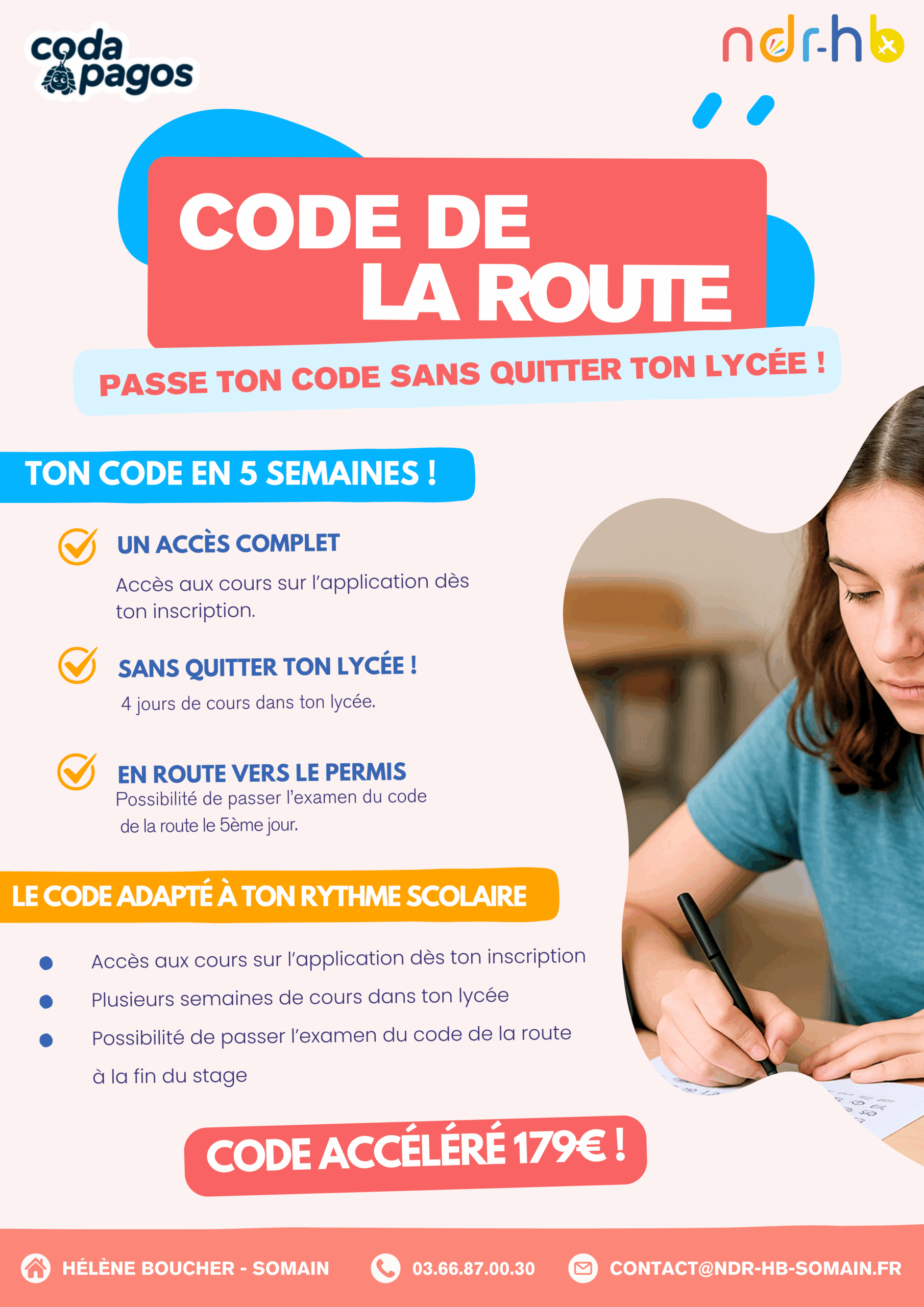 PROCHAIN STAGE CODE DE LA ROUTE – ndr-hb-somain